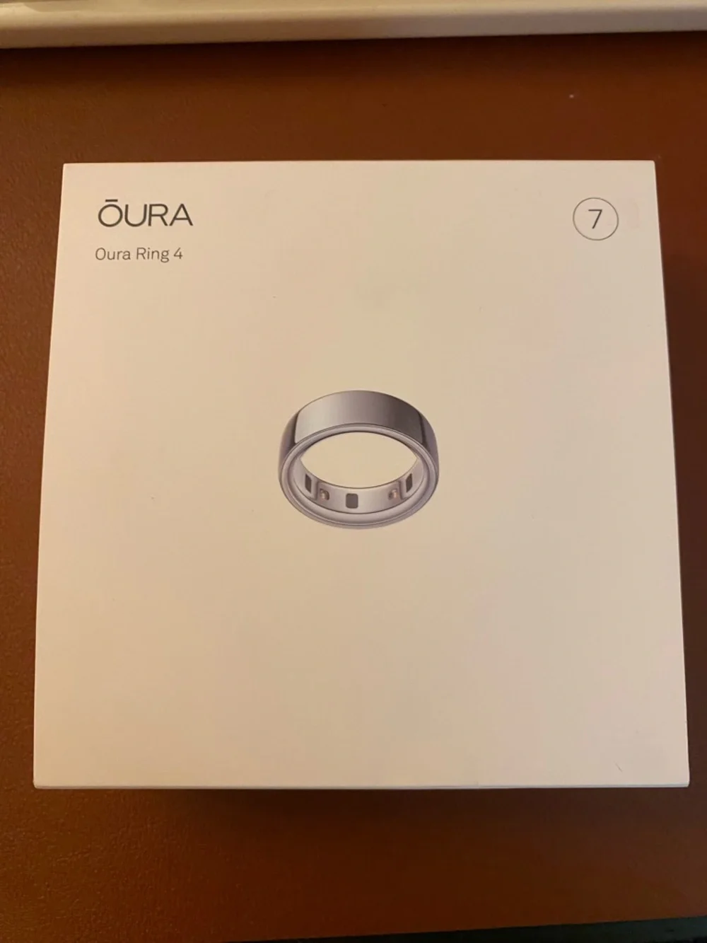 Oura Ring 4 Silver Size 7